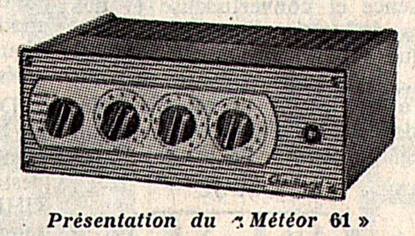 Gaillard Amplificateur Météor 61