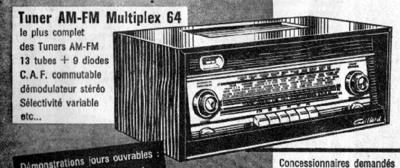 Gaillard Tuner AM/FM multiplex 64