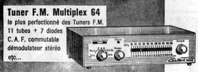 Gaillard Tuner FM multiplex 64