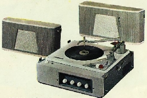 Photo d'une publicité Philips de 1964/65