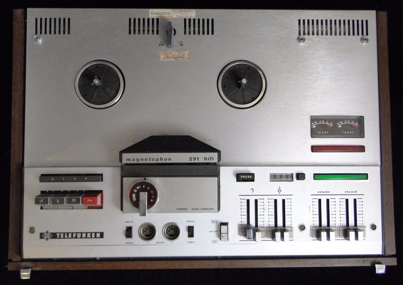 Telefunken Magnetophon 291 HiFi