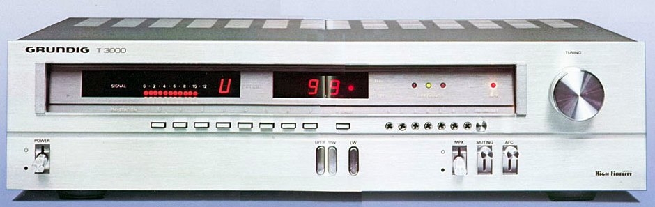 Grundig T 3000 Stereo Tuner