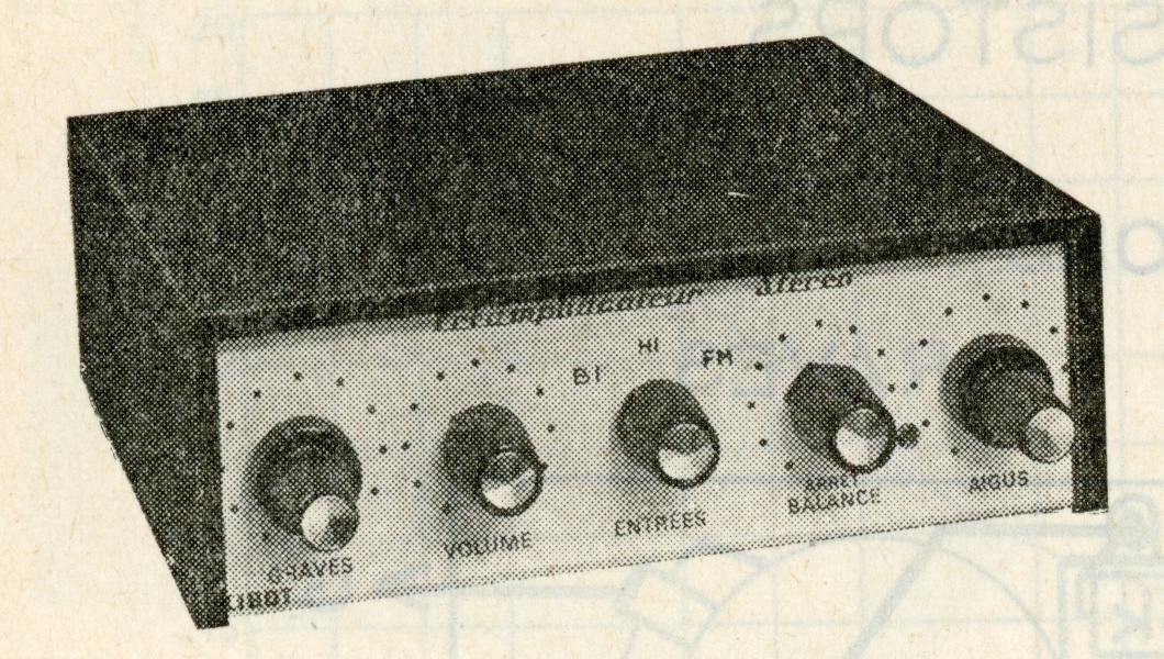 Cibot Radio Préamplificateur-correcteur sétérophonique trans.
