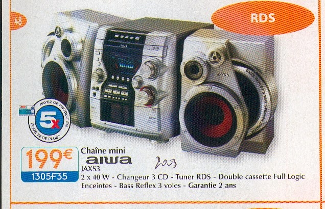Aiwa JA-XS 3