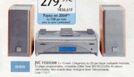 JVC FSSD 550 A