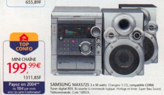 Samsung MAXS 725