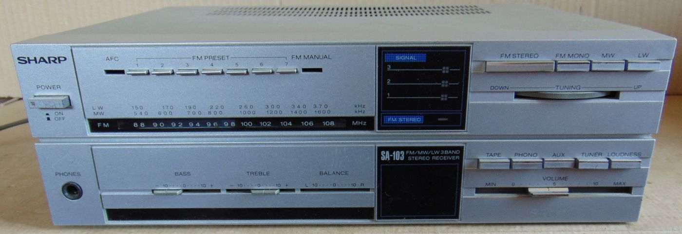 Sharp SA 103 H Stereo Receiver