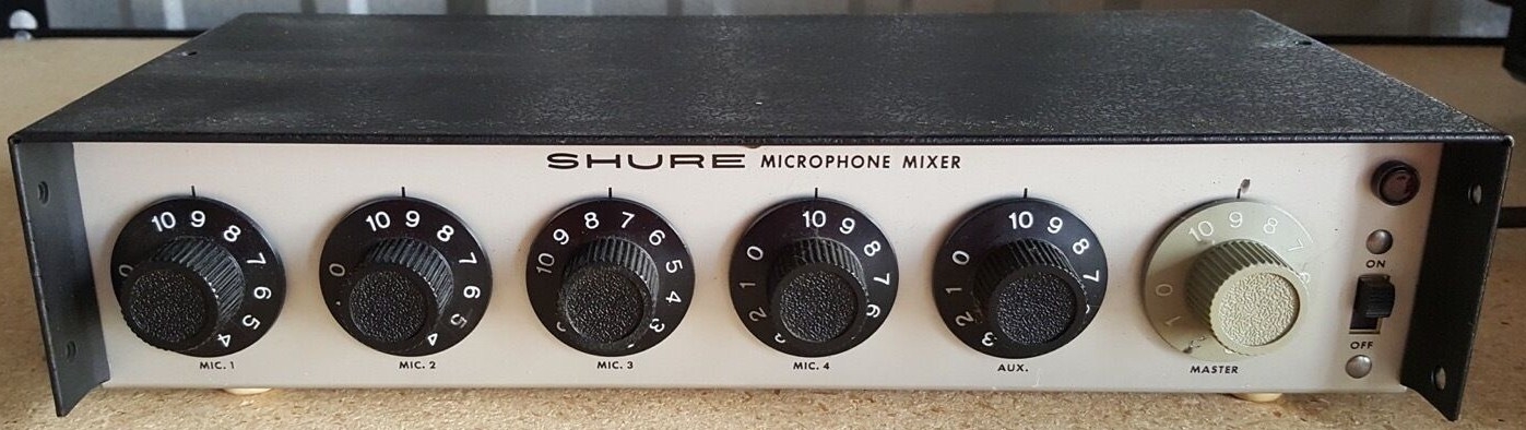 Shure M 68 Microphone Mixer