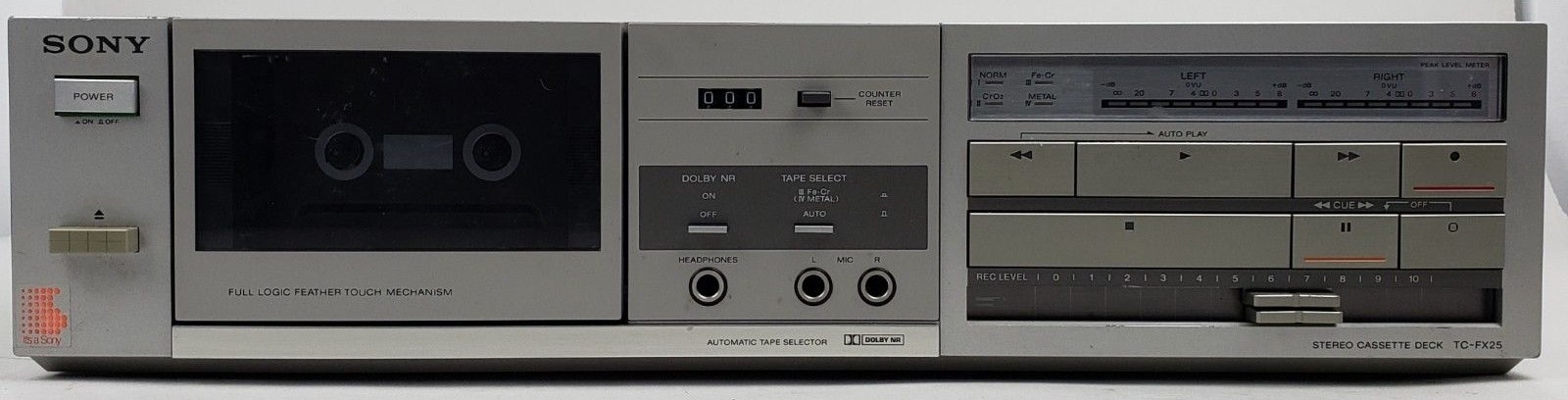 Sony TC FX 25