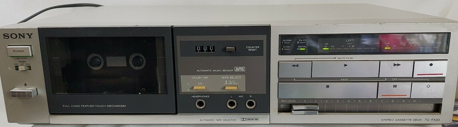 Sony TC FX 33