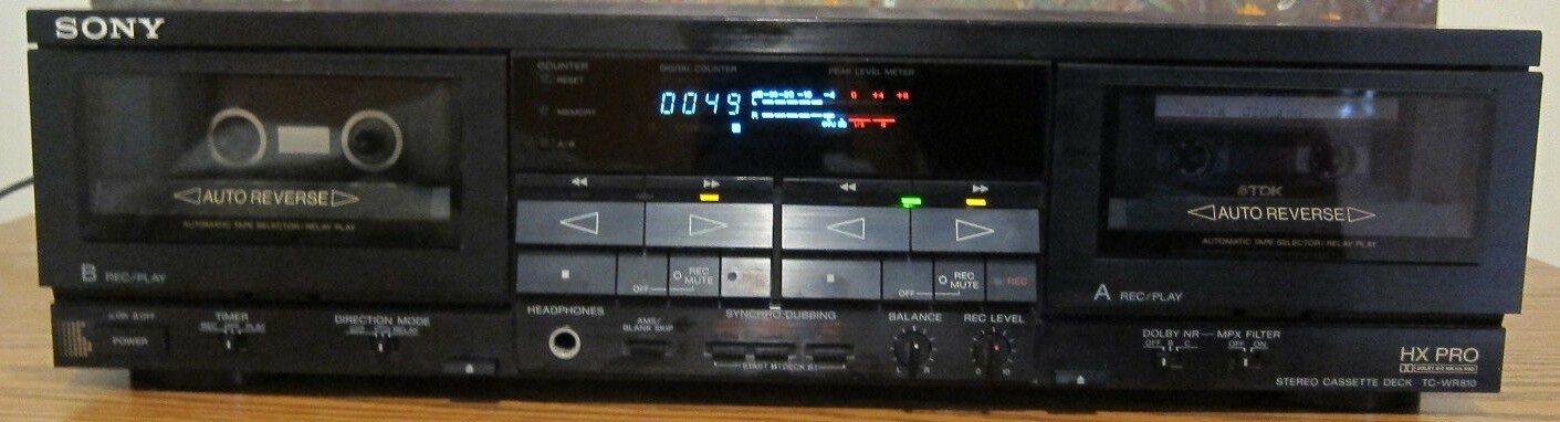 Sony TC WR 810