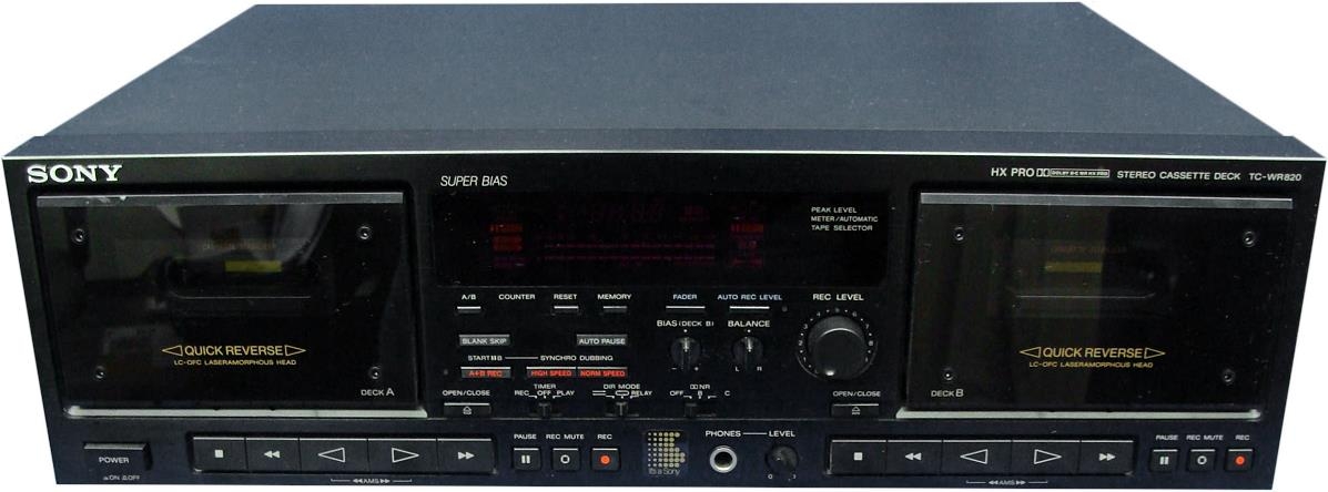 Sony TC WR 820