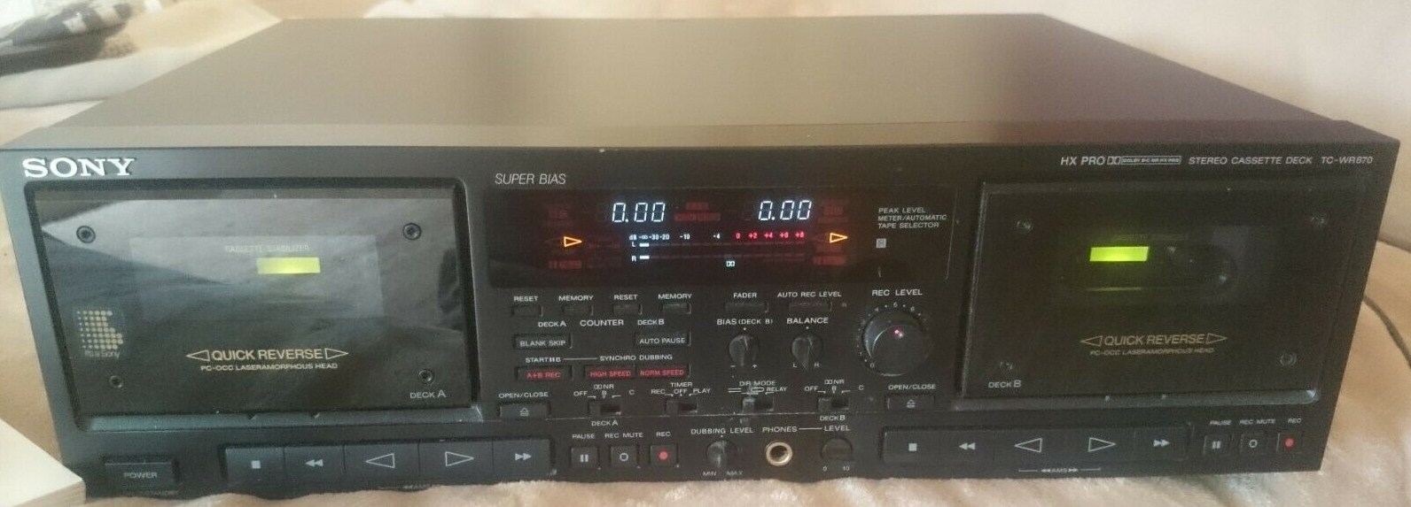 Sony TC WR 870