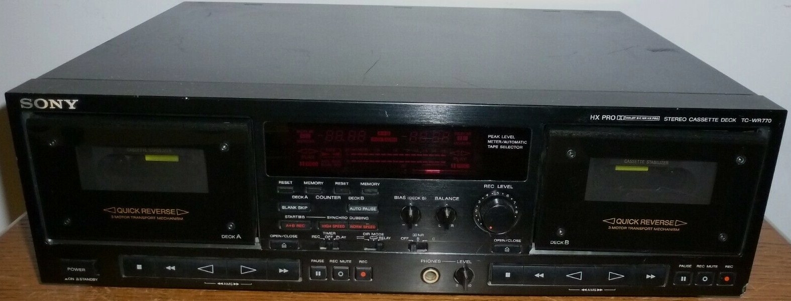 Sony TC WR 770
