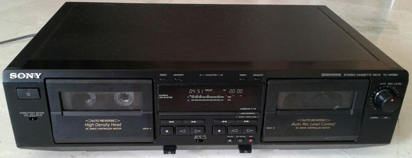 Sony TC WR 681