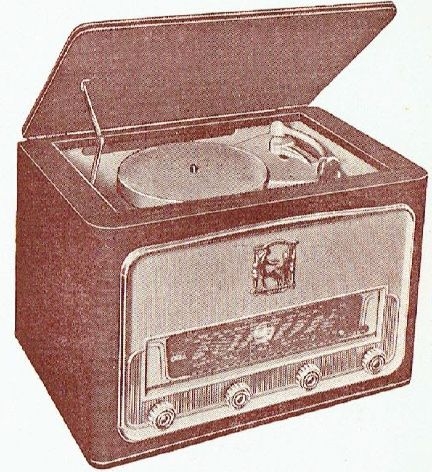 Grandin  -   Cristal-Grandin Combine radio-phono