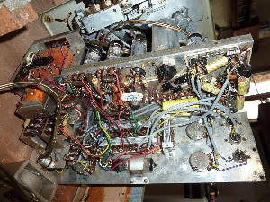 Vue interne de l'électronique du préampli