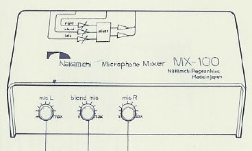 Nakamichi MX-100 Microphone Mixer