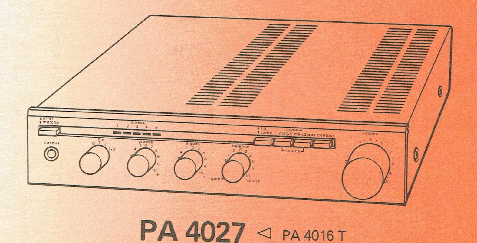 Thomson PA 4016T