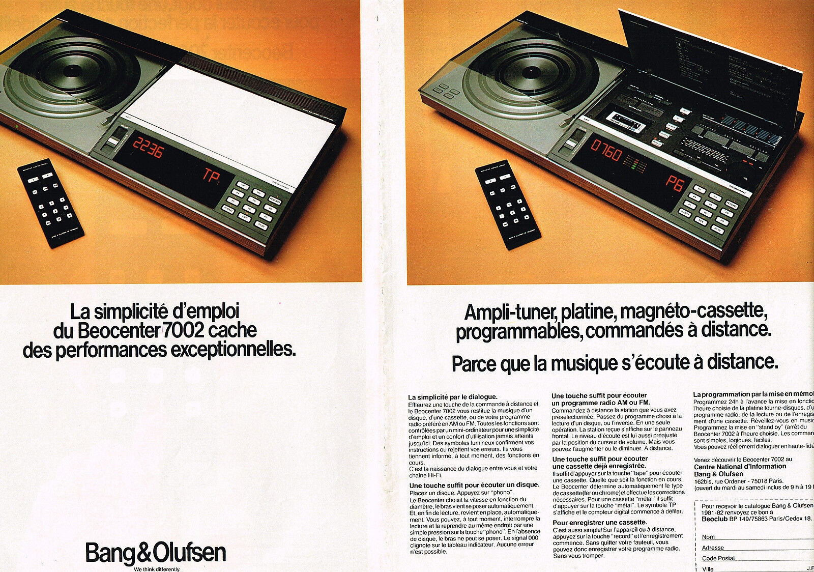 Bang & Olufsen  -  B&O Beomaster 7002