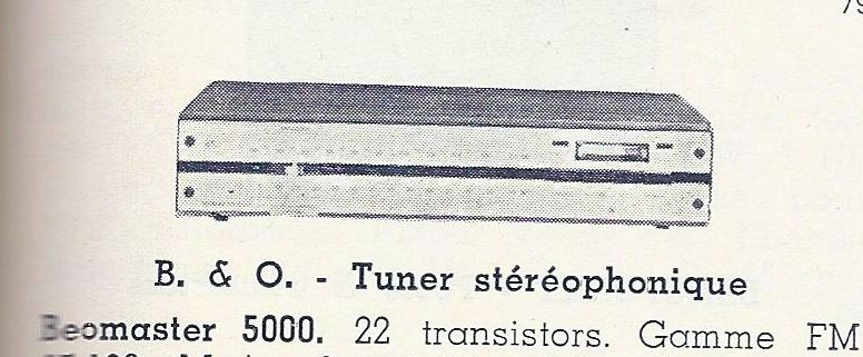 Bang & Olufsen  -  B&O Beomaster 5000
