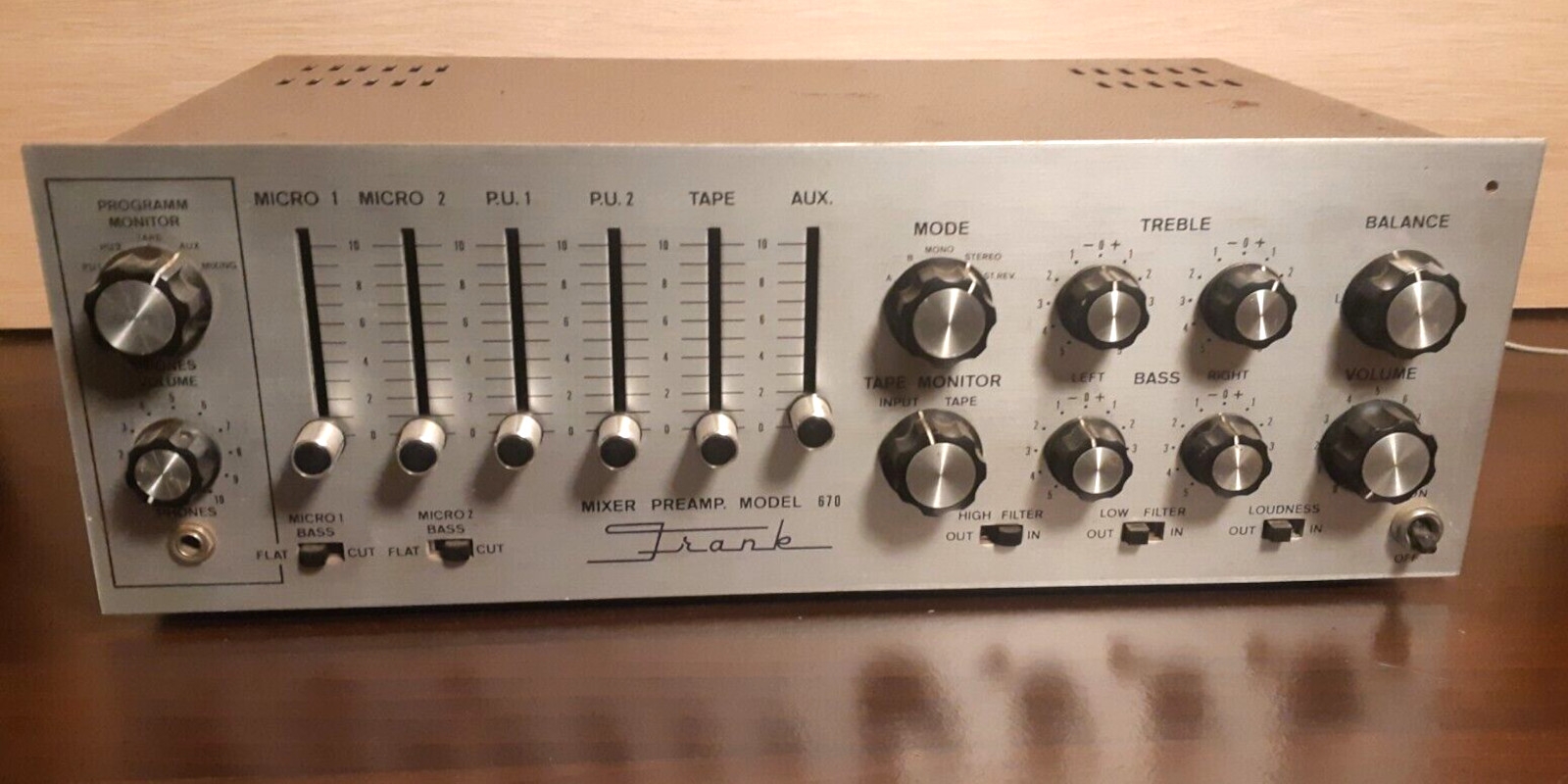 Frank 670 Mixer Preamp