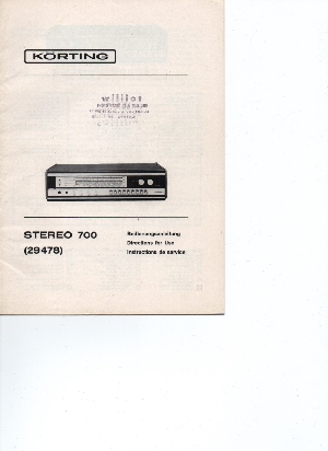 Ampli-Tuner Körting 700