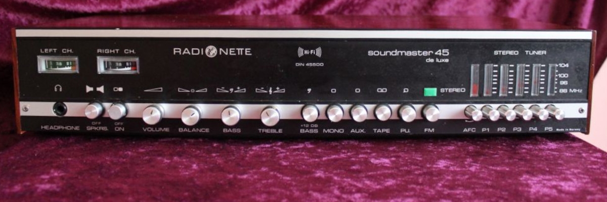 Radionette Soundmaster 45 De Luxe