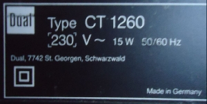 Dual CT 1460