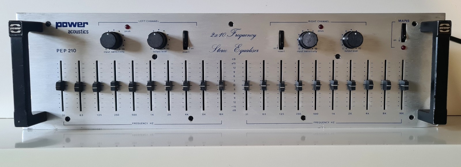 Power Acoustics PEP 210 Stereo Equaliser