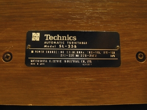 Technics SL-25 B