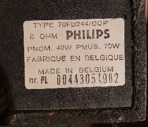 Étiquette signalétique