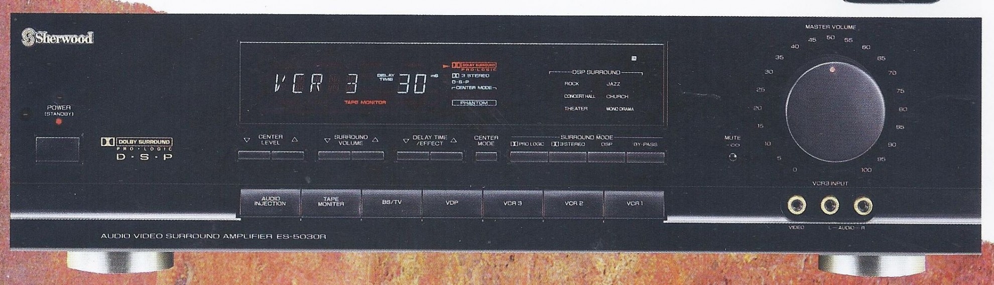 Sherwood ES-5030R Surround Amplifier